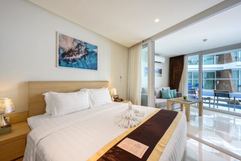 rawai beachfront hotel phuekt Bedroom Suite-One Seaview Bedroom beachfront hotel phuket